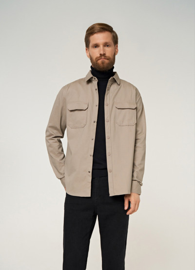 Рубашка бежевая Regular Fit (VSM559F16-T2) купить недорого за 1499 ₽ в ...