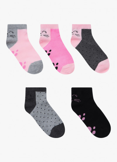 Носки разноцветные с принтом, 5 пар (VNG523F16-X3) купить недорого за ...