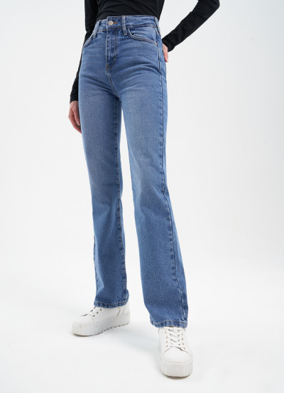 Borajie Internet celebrity same style jeans bootcut pants for women